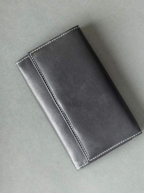 Ladies Leather wallet with RFID Blocking, col. Black