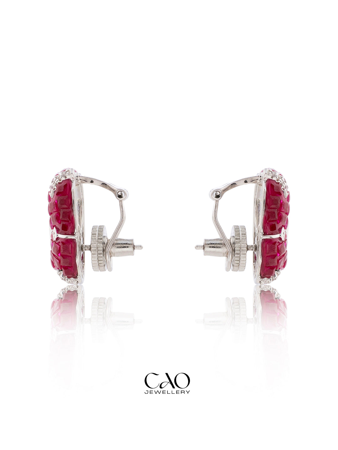 Crimson Shine Studs