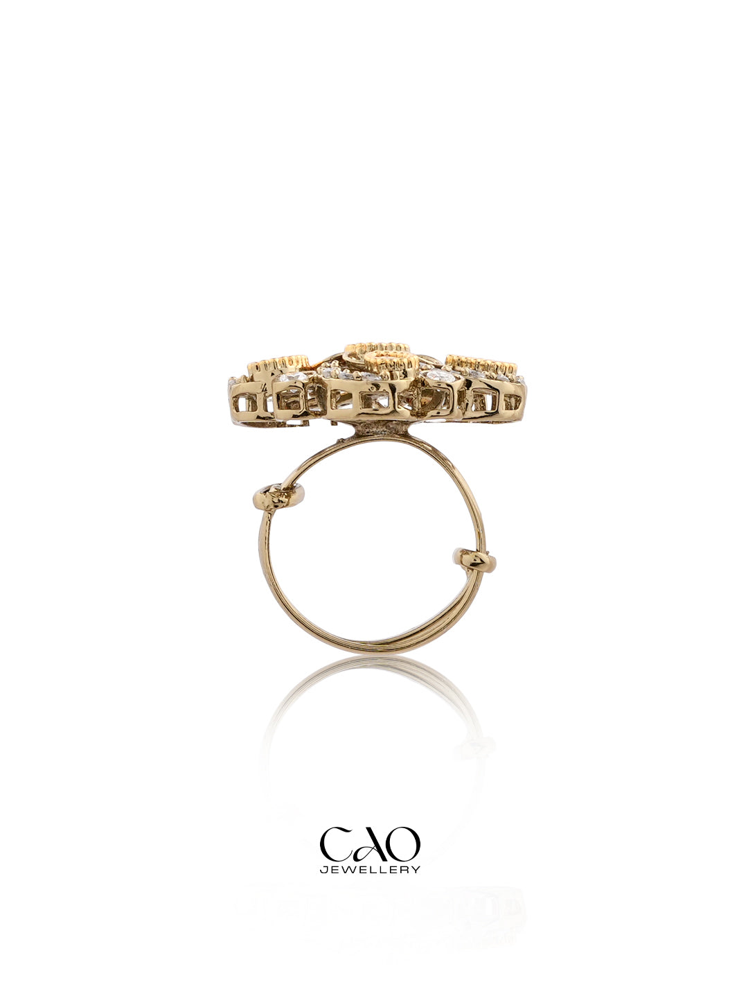 Twisted Petal Ring