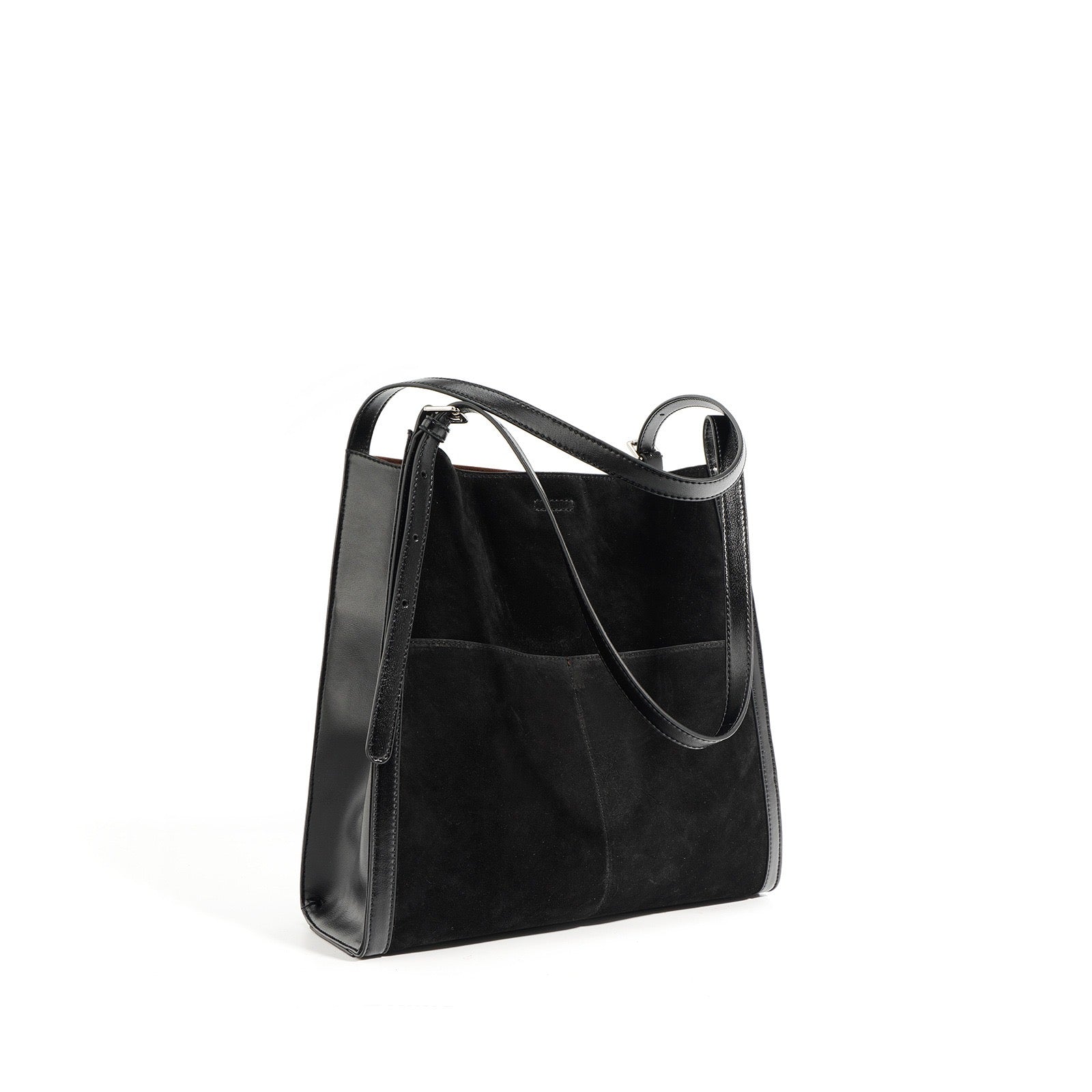 Siena - Ladies leather tote bag, col.black