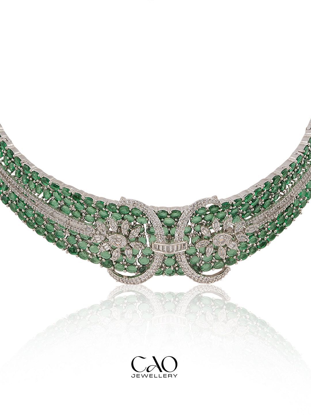 Emerald Illusion Necklace