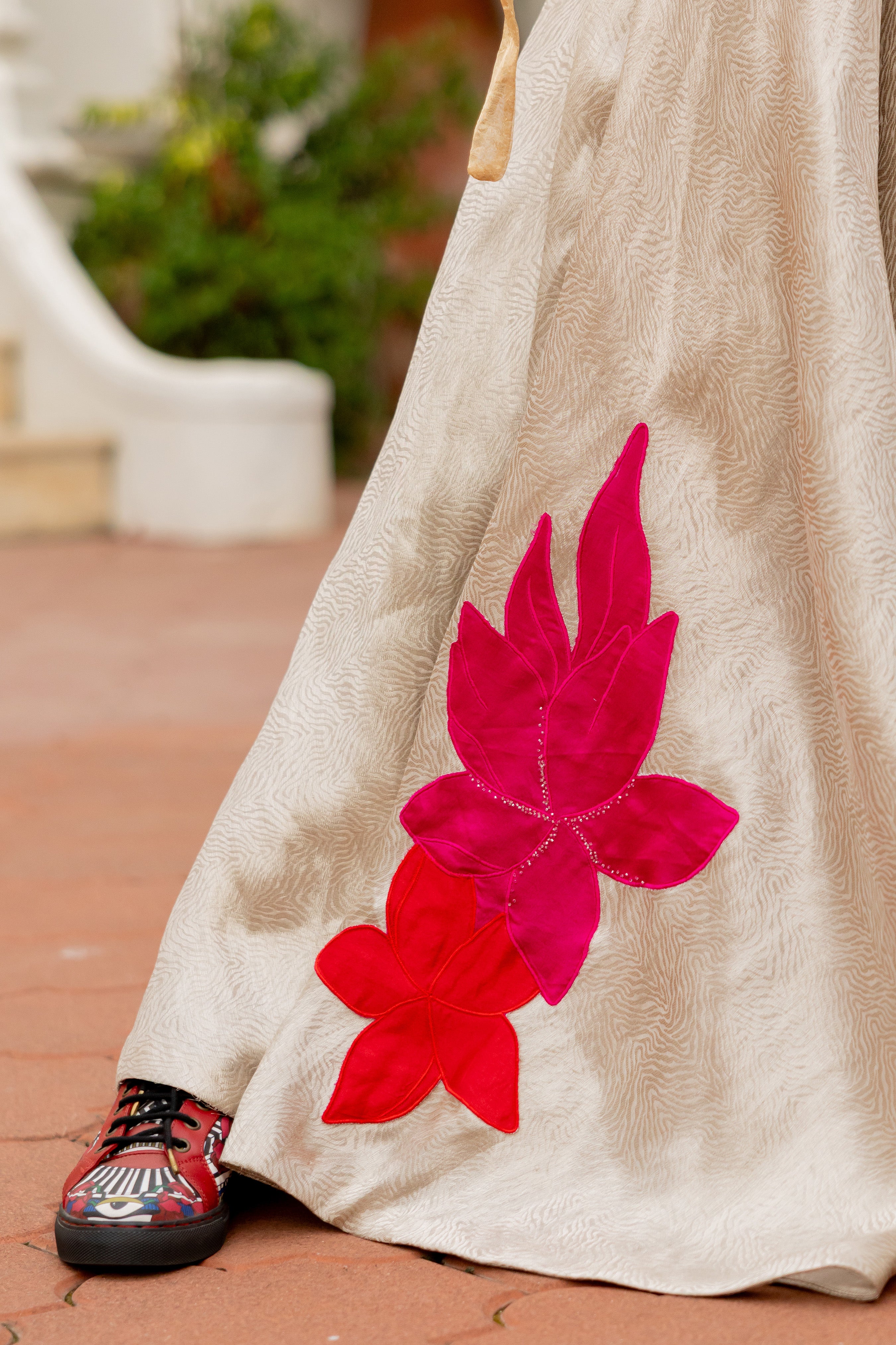 Tiger PRINT SHIRT AND SKIRT (SAANVI)
