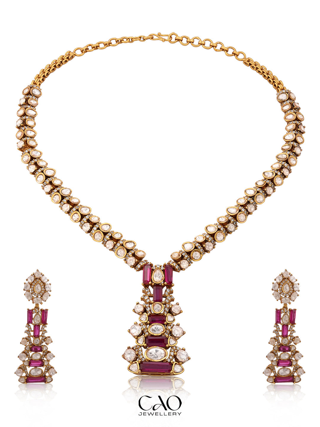 Ruby Statement Necklace