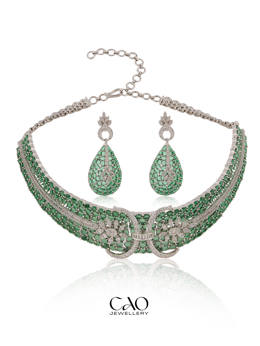Emerald Illusion Necklace