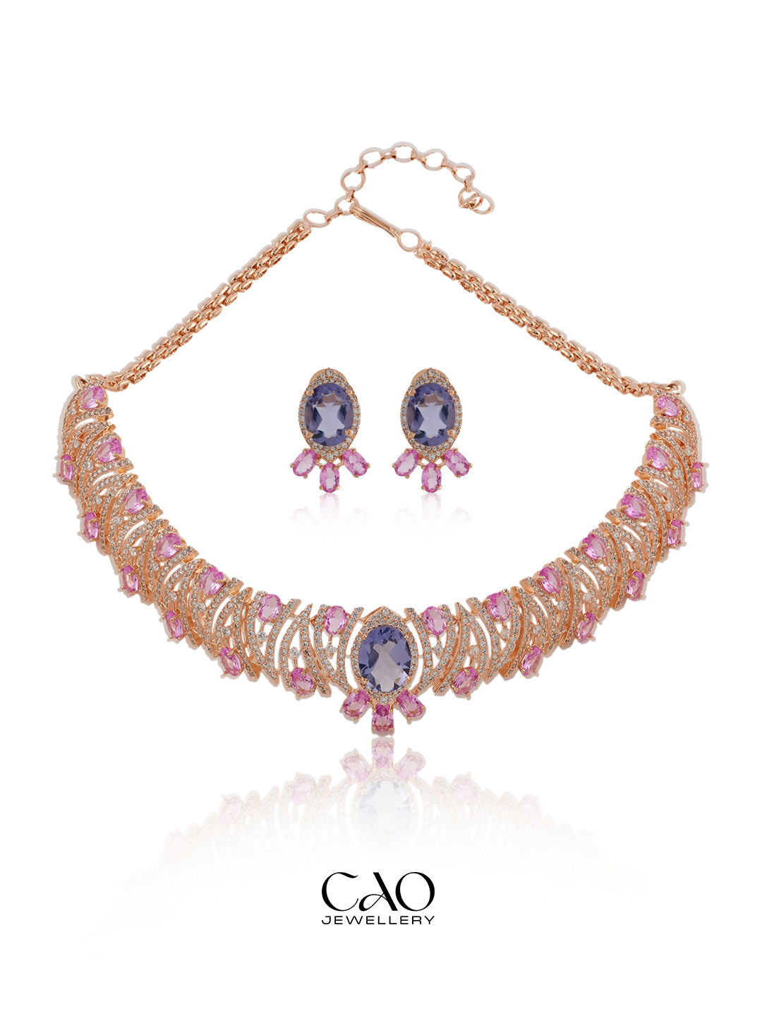 Blush Arc Necklace