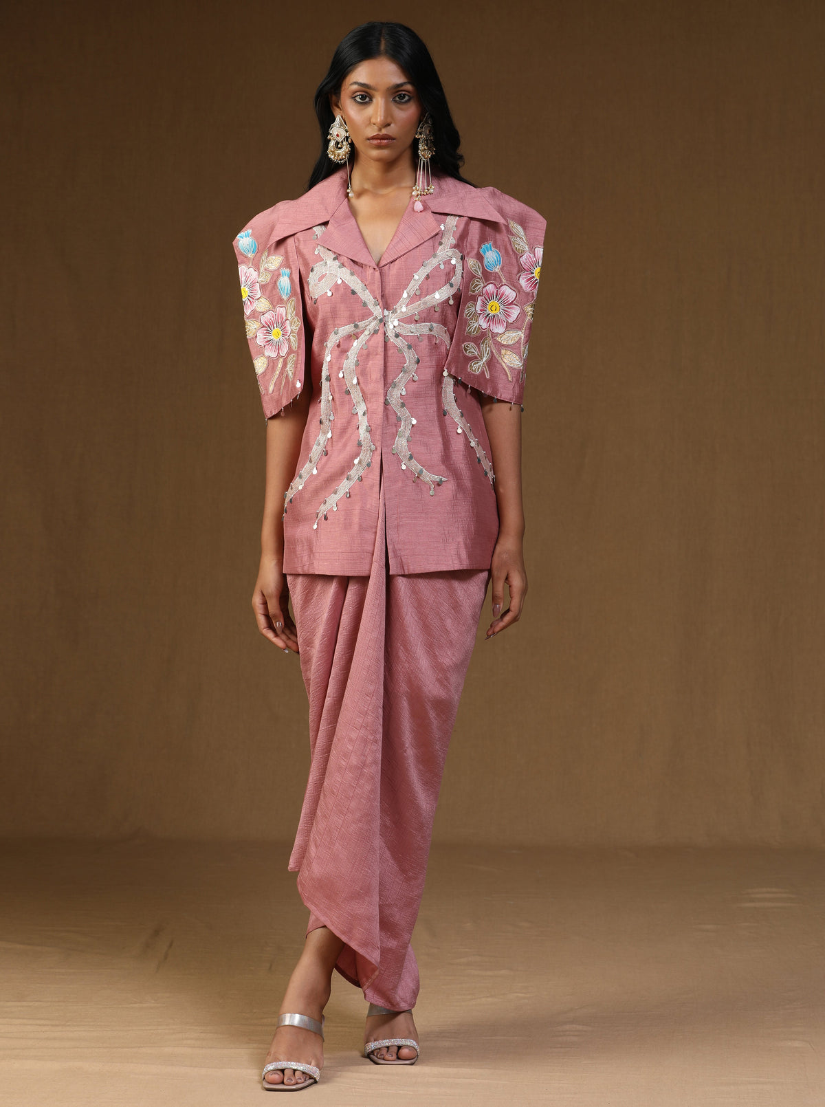Chandrika – Komal Gulabi Indo-Western Set