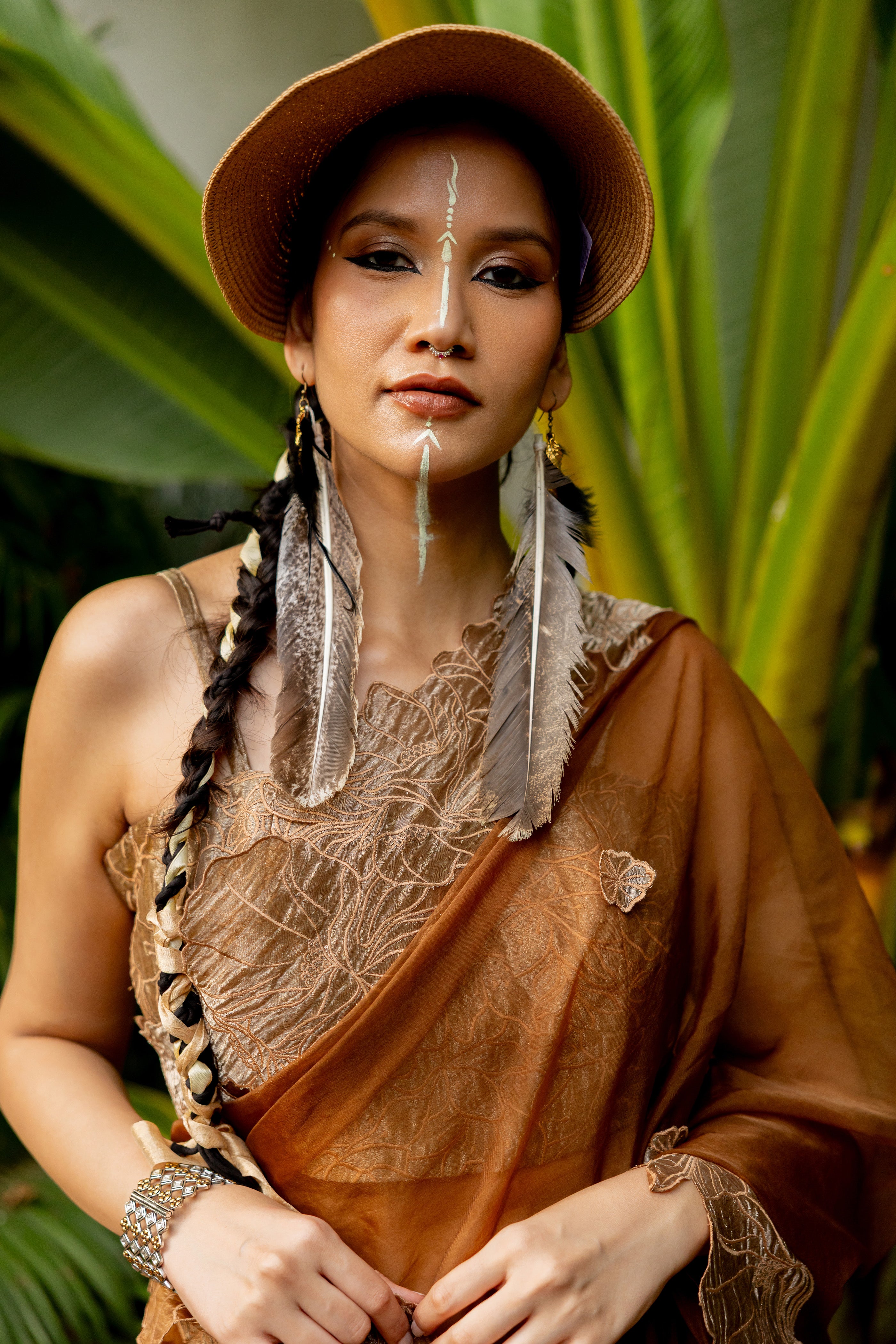 BROWN SAREE (helena)