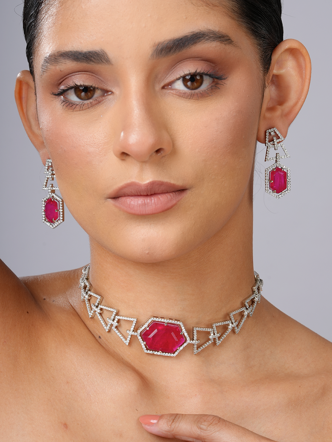 Crimson Ruby Necklace