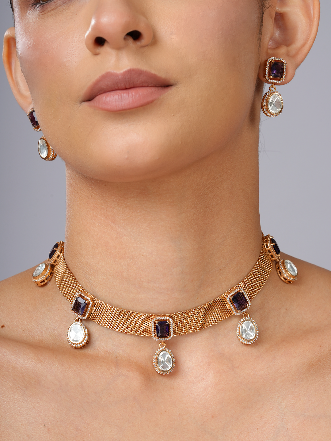 Midnight Mesh Necklace