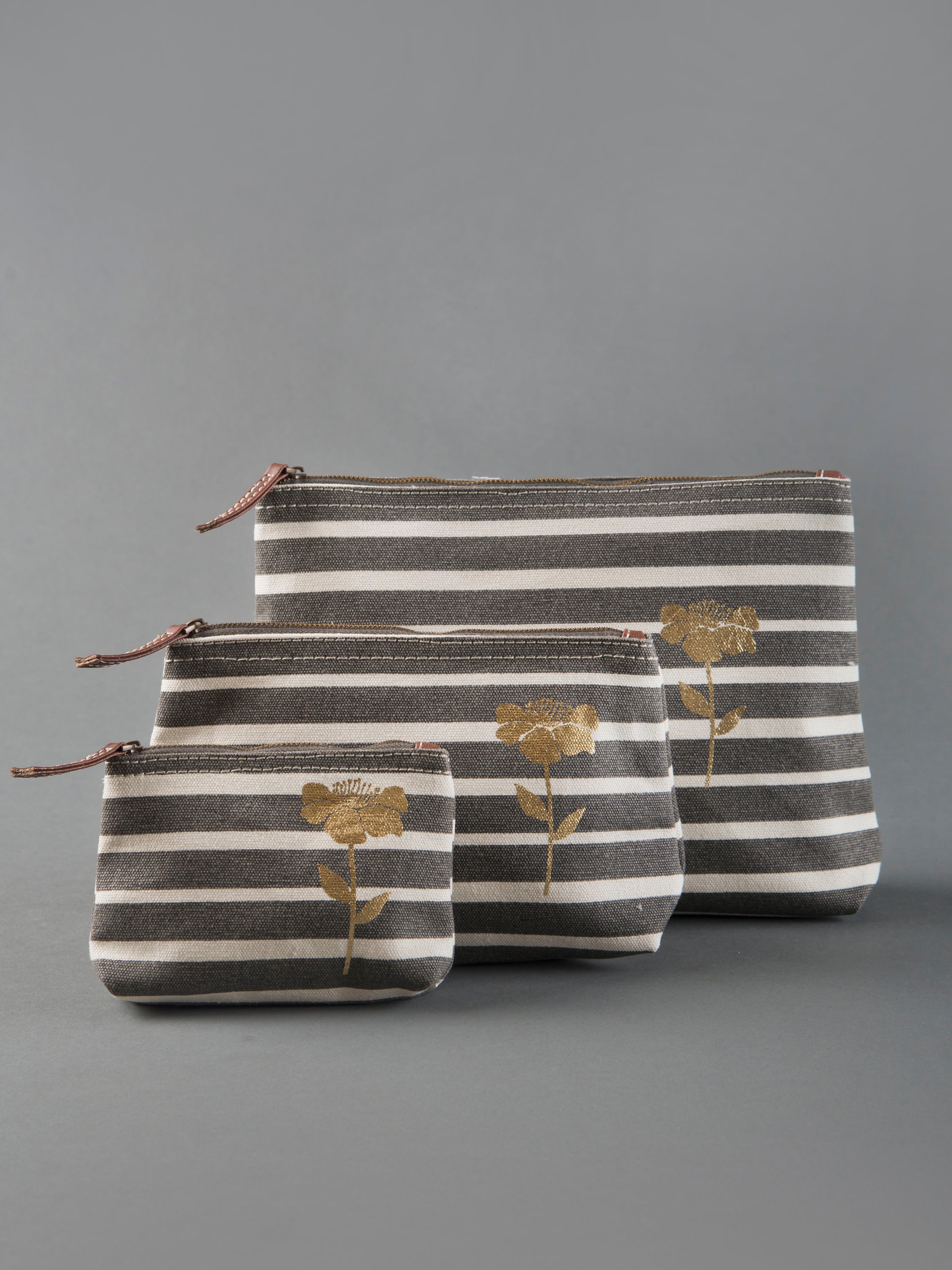 Retro stripe ladies tote bag