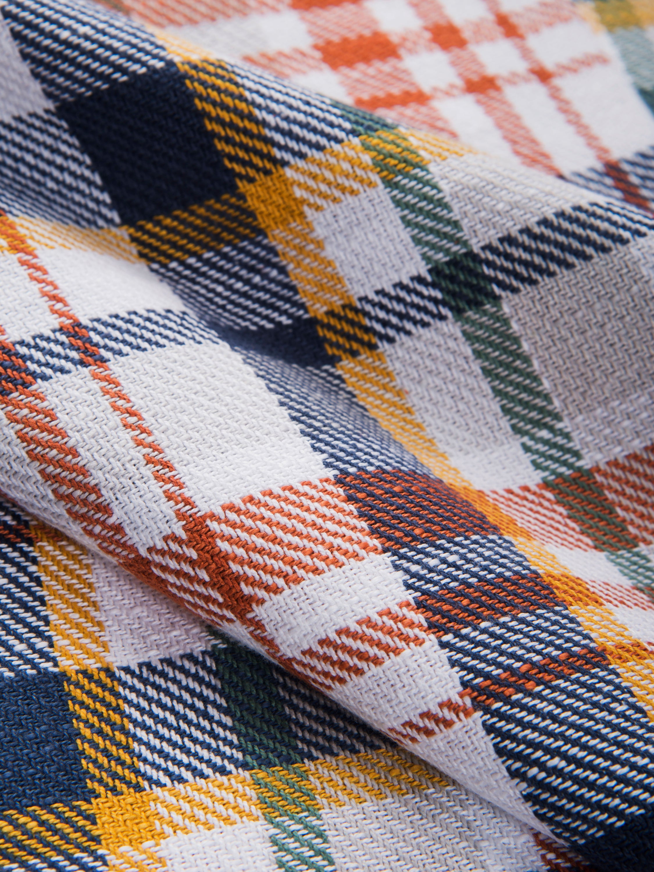 Navy Noveau Bread basket check