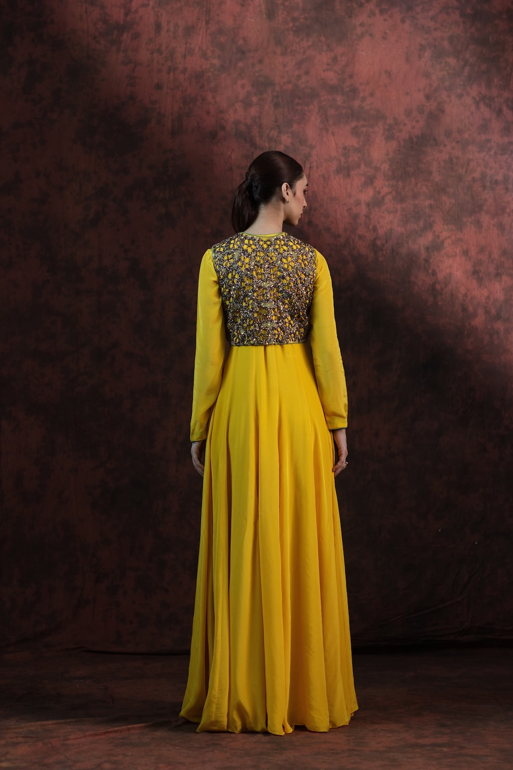 Gold Oasis Gown with Jacket