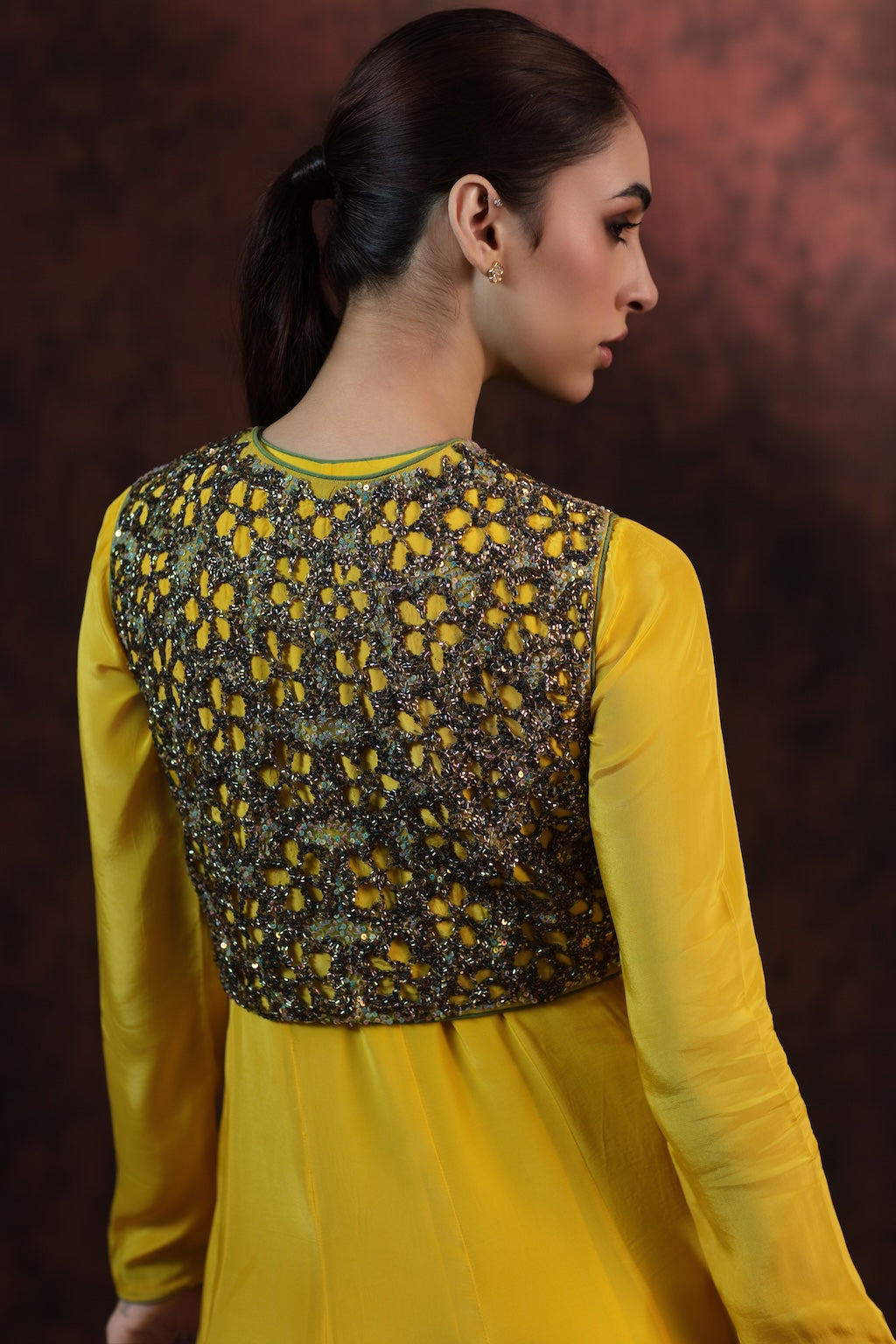 Gold Oasis Gown with Jacket