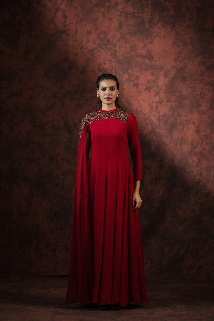 Scarlet Mirage Gown