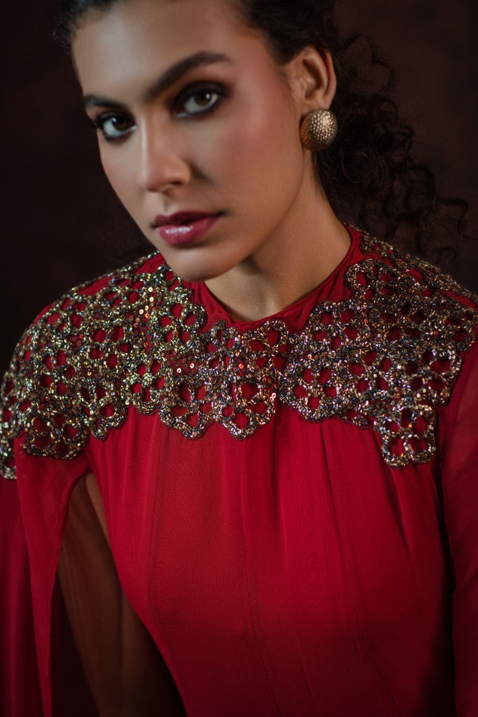 Scarlet Mirage Gown