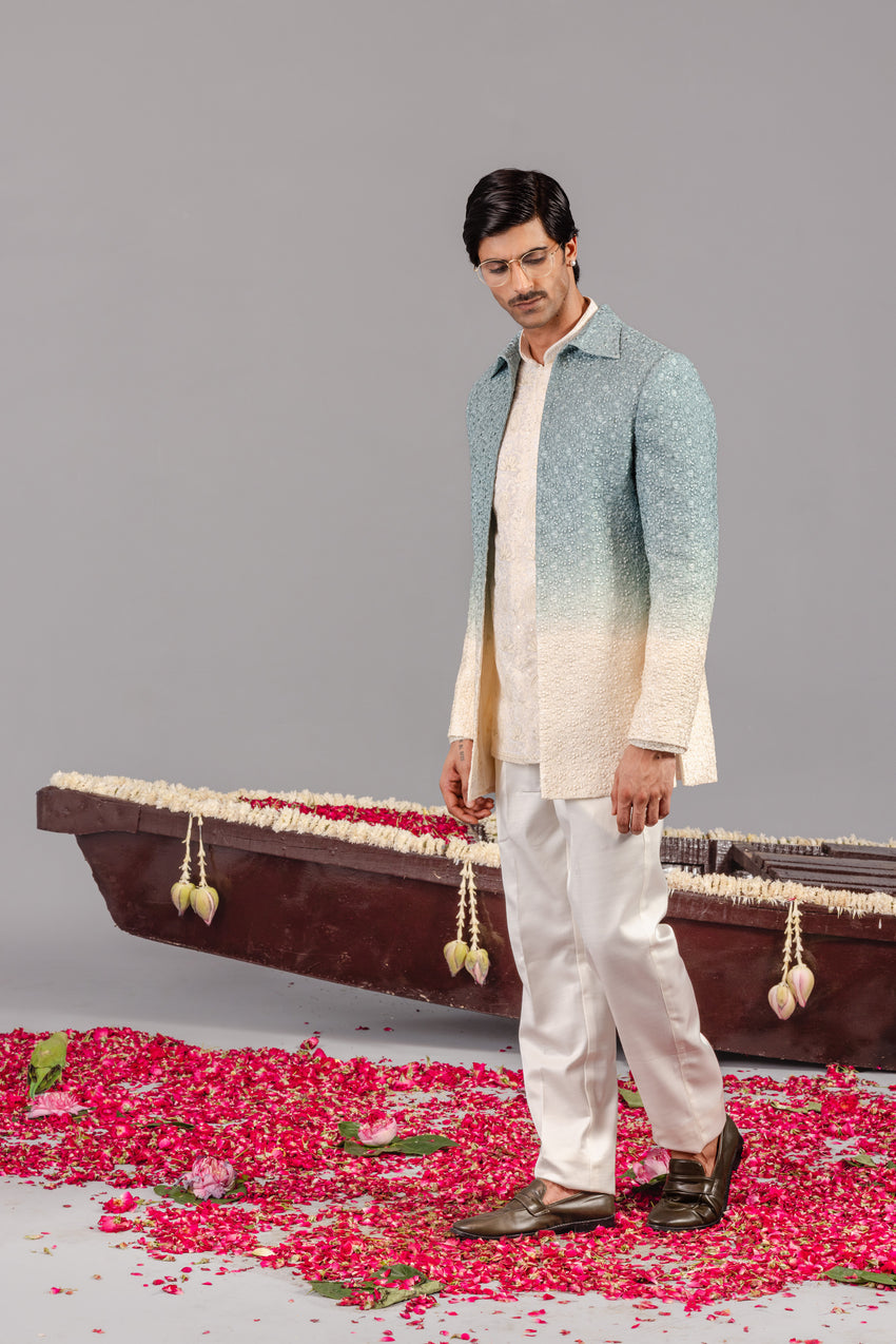NEELRANG BLUE JODHPURI SET
