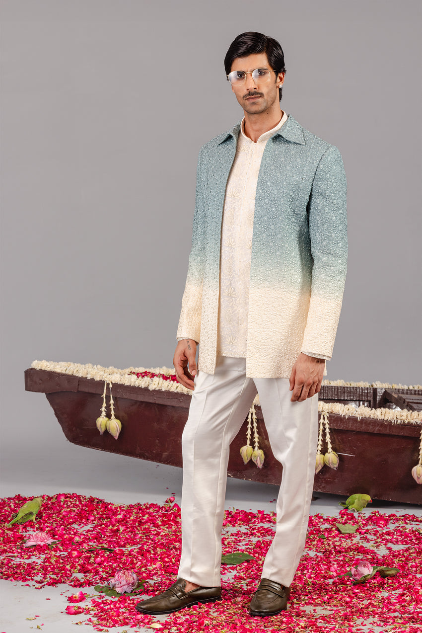 NEELRANG BLUE JODHPURI SET