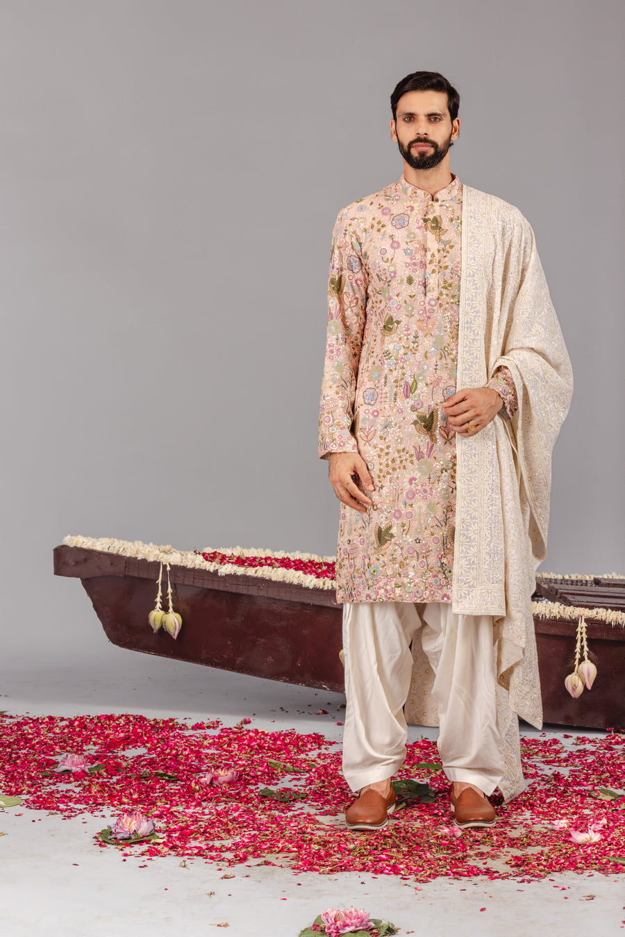 PHOOL PANKH PINK KURTA SET