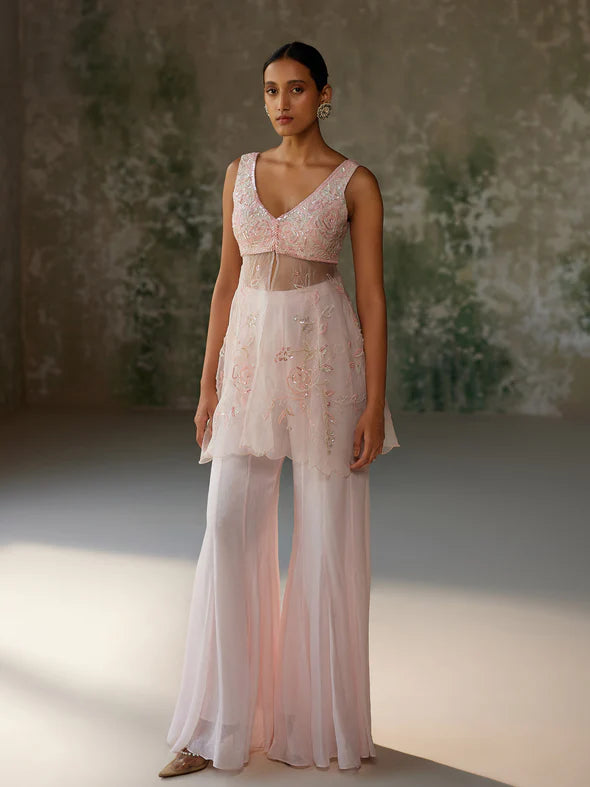 PEONY PINK SHARARA SET