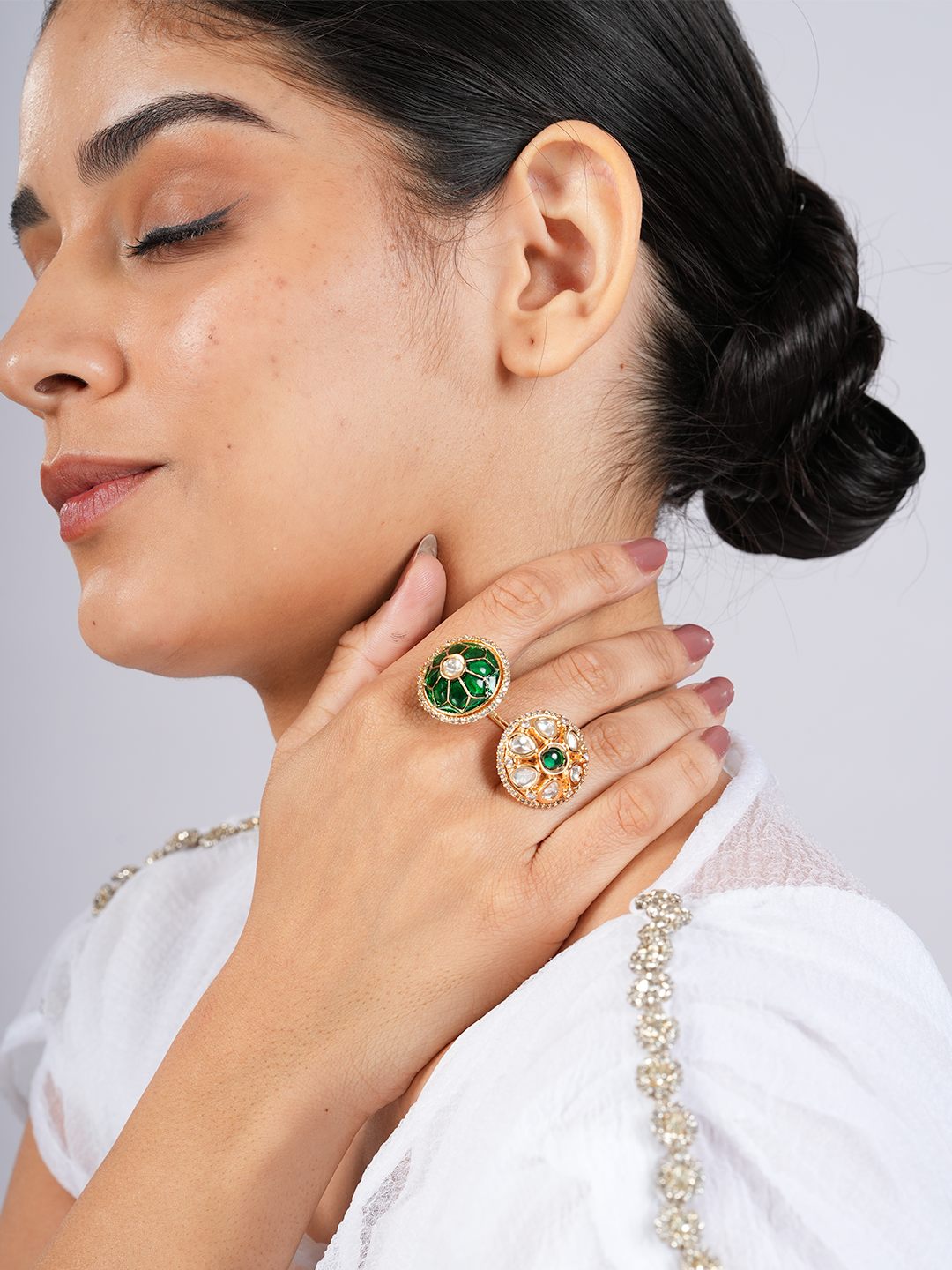 Dual Bloom Ring (Size 7)