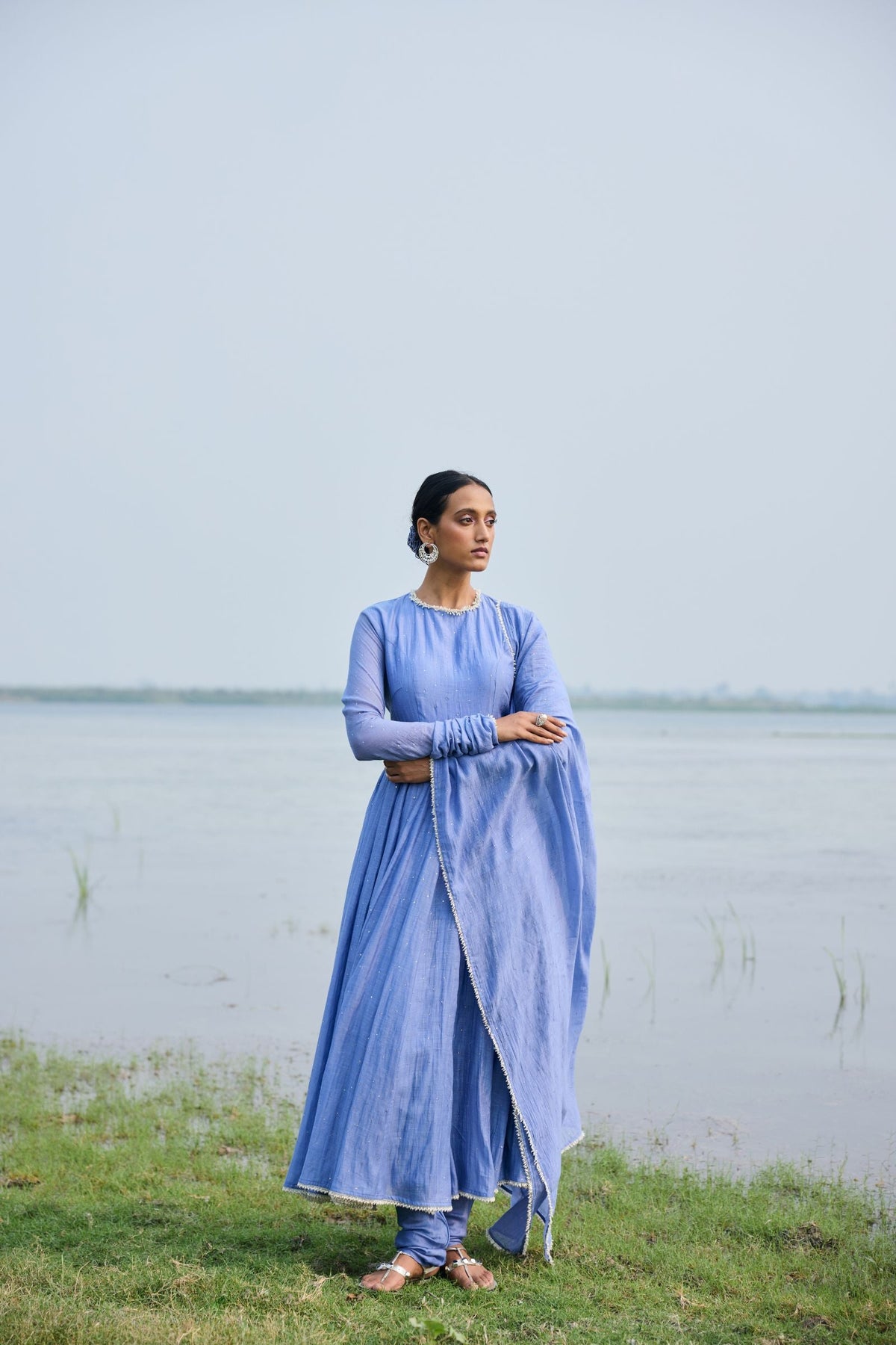 ANARKALI PAIRED WITH CHURIDAR AND DUPATTA