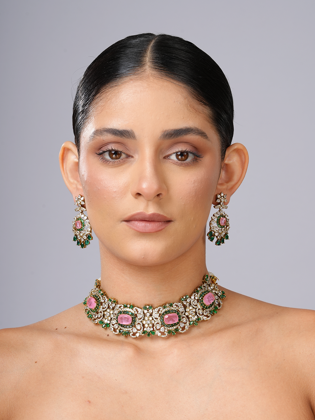 Pink Regent Necklace