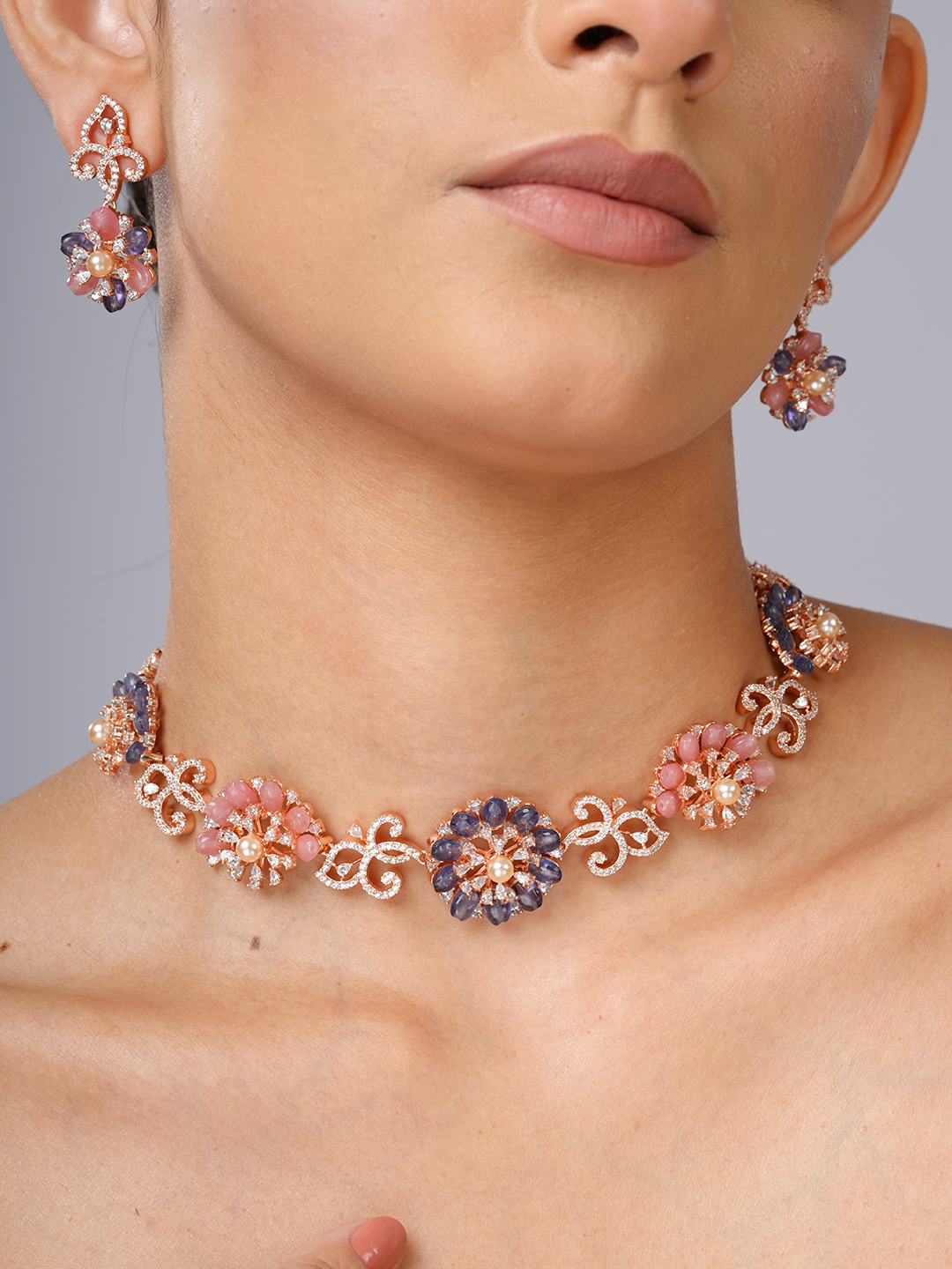 Blush Noir Necklace