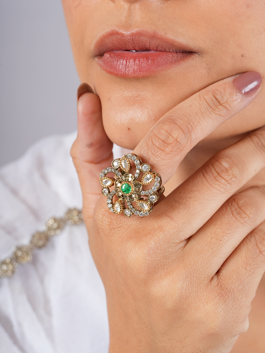 Twisted Petal Ring