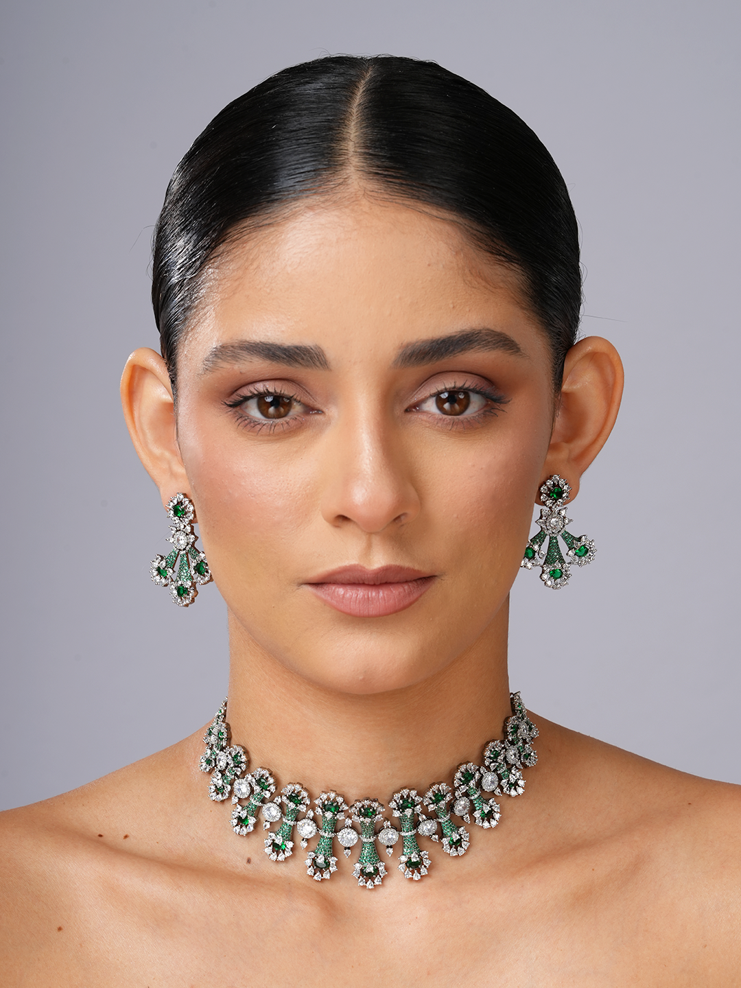 Emerald Cascade Necklace