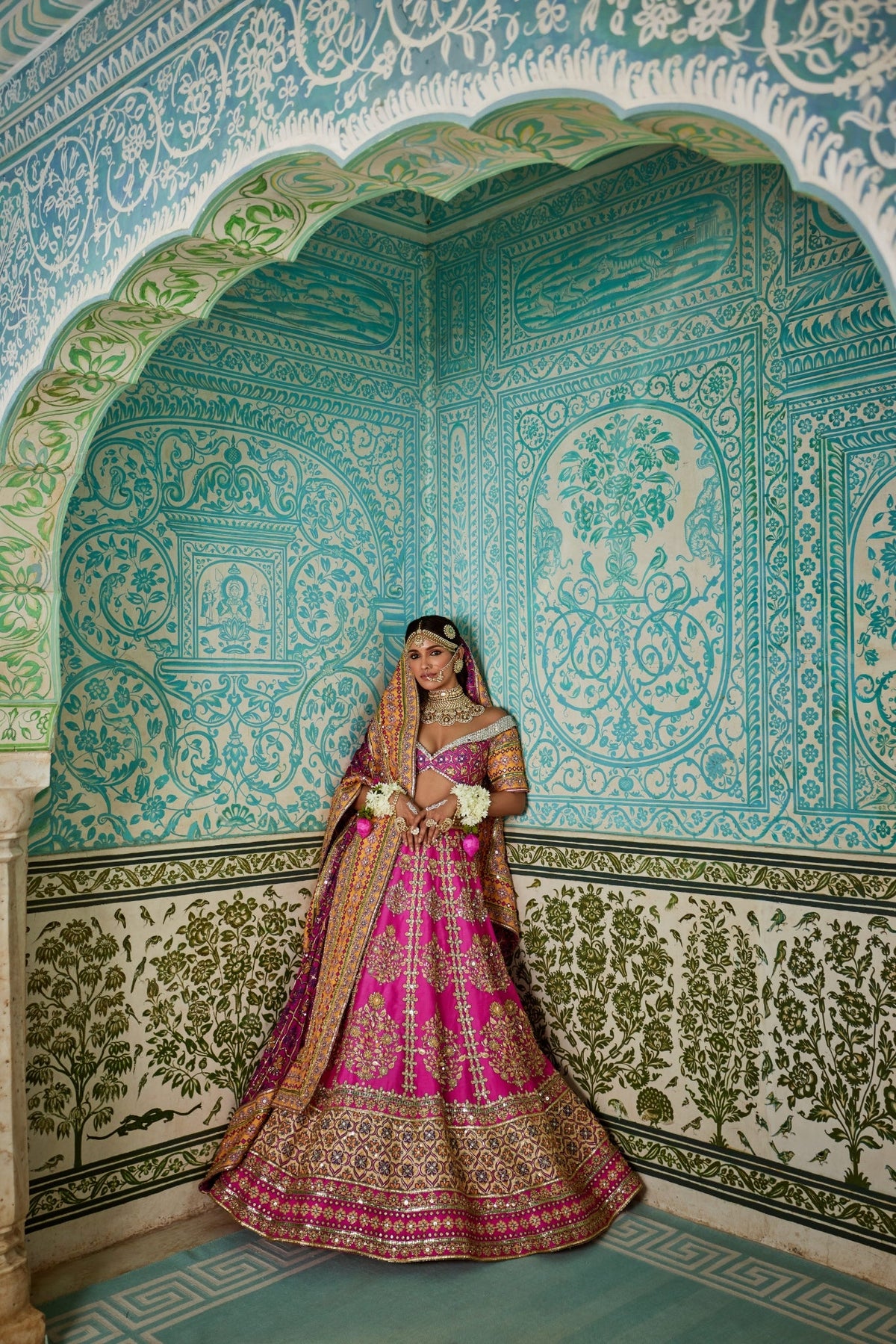 Pink Based Lehenga Set With Traditional Craftsmanship