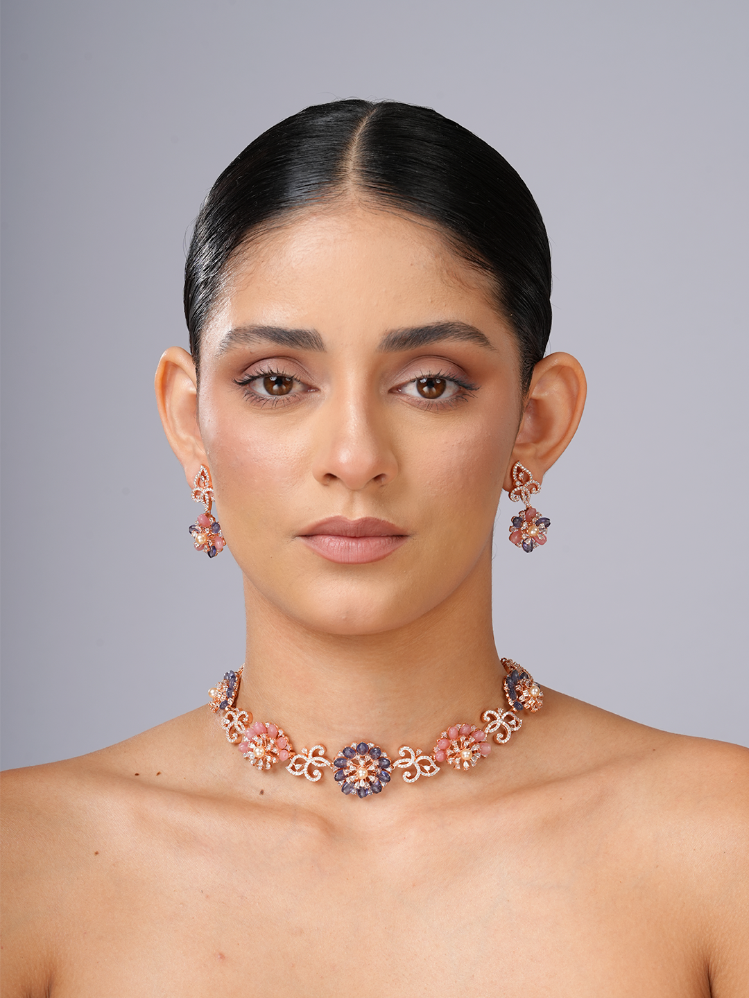 Blush Noir Necklace