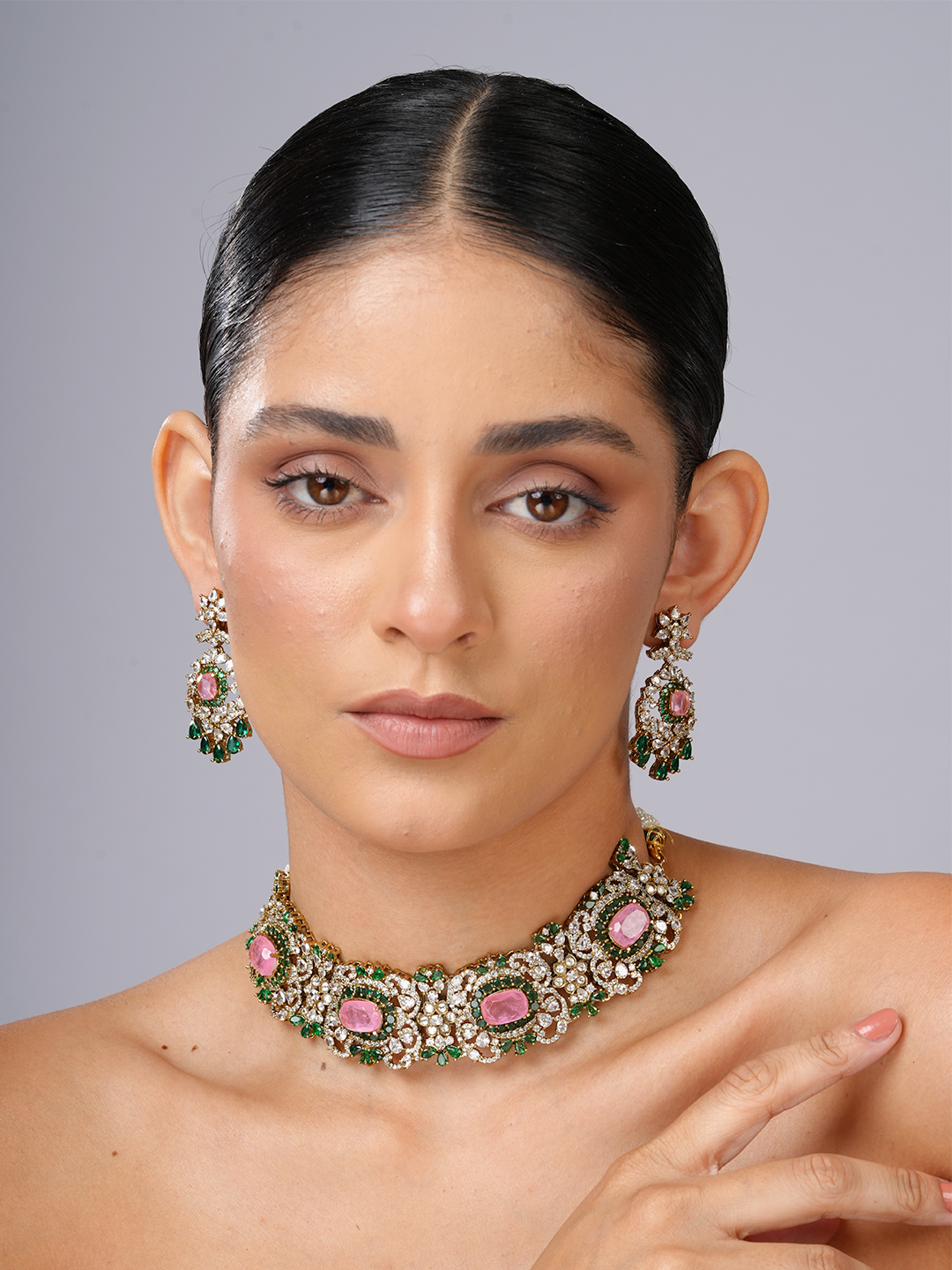 Pink Regent Necklace
