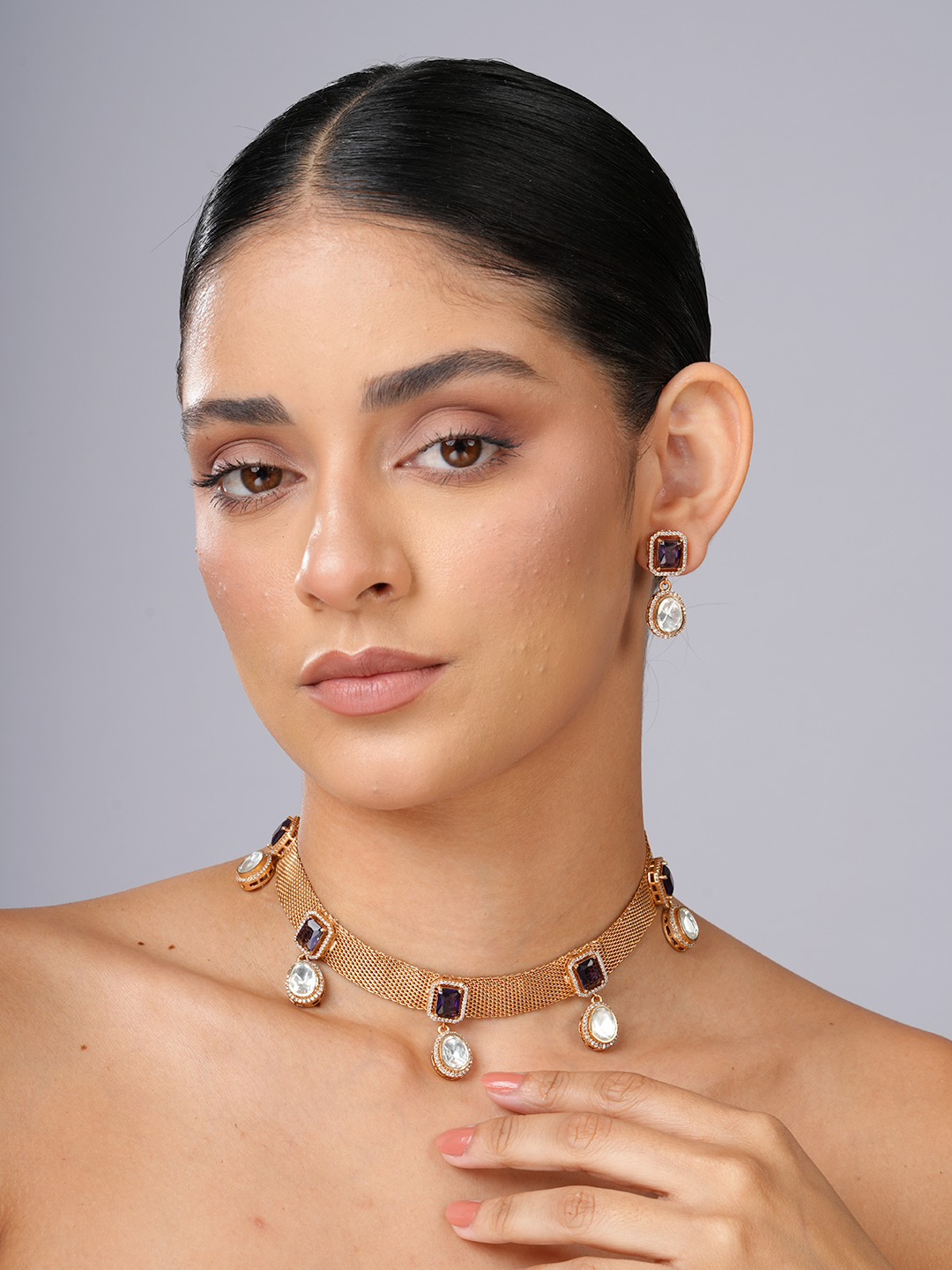 Midnight Mesh Necklace