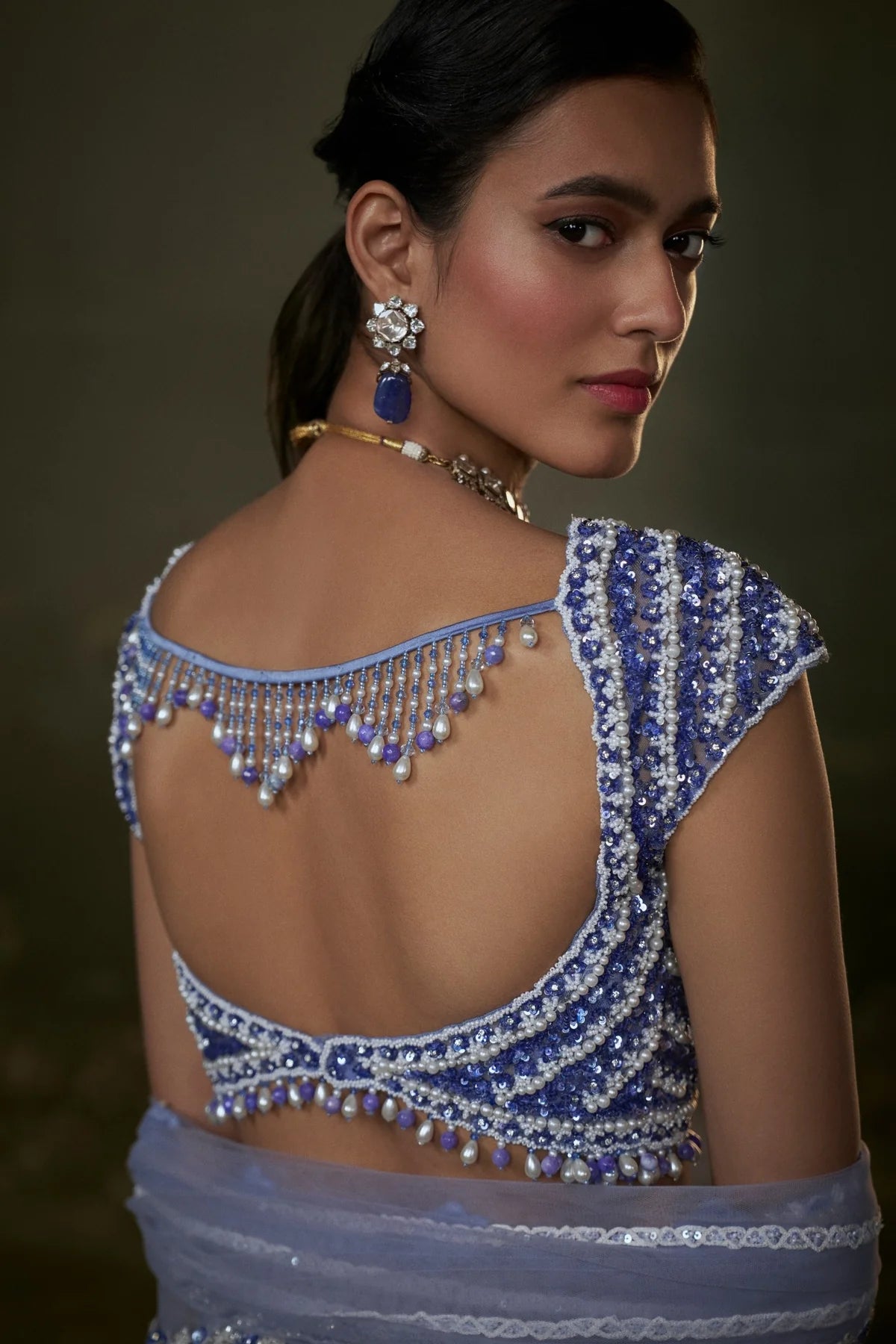 Ink Blue Lehenga Choli Se