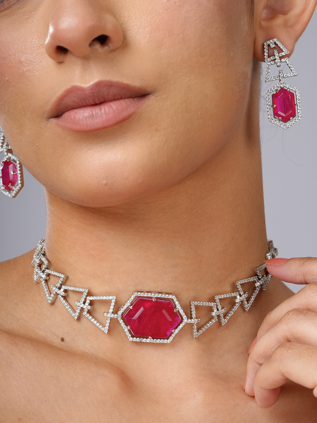 Crimson Ruby Necklace