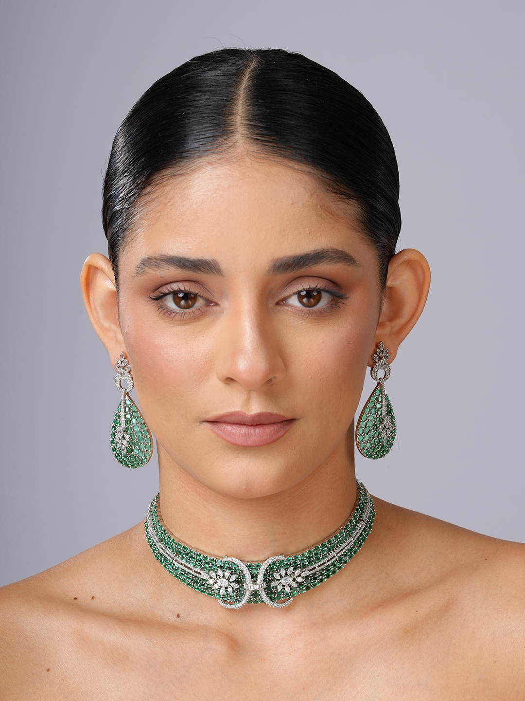 Emerald Illusion Necklace