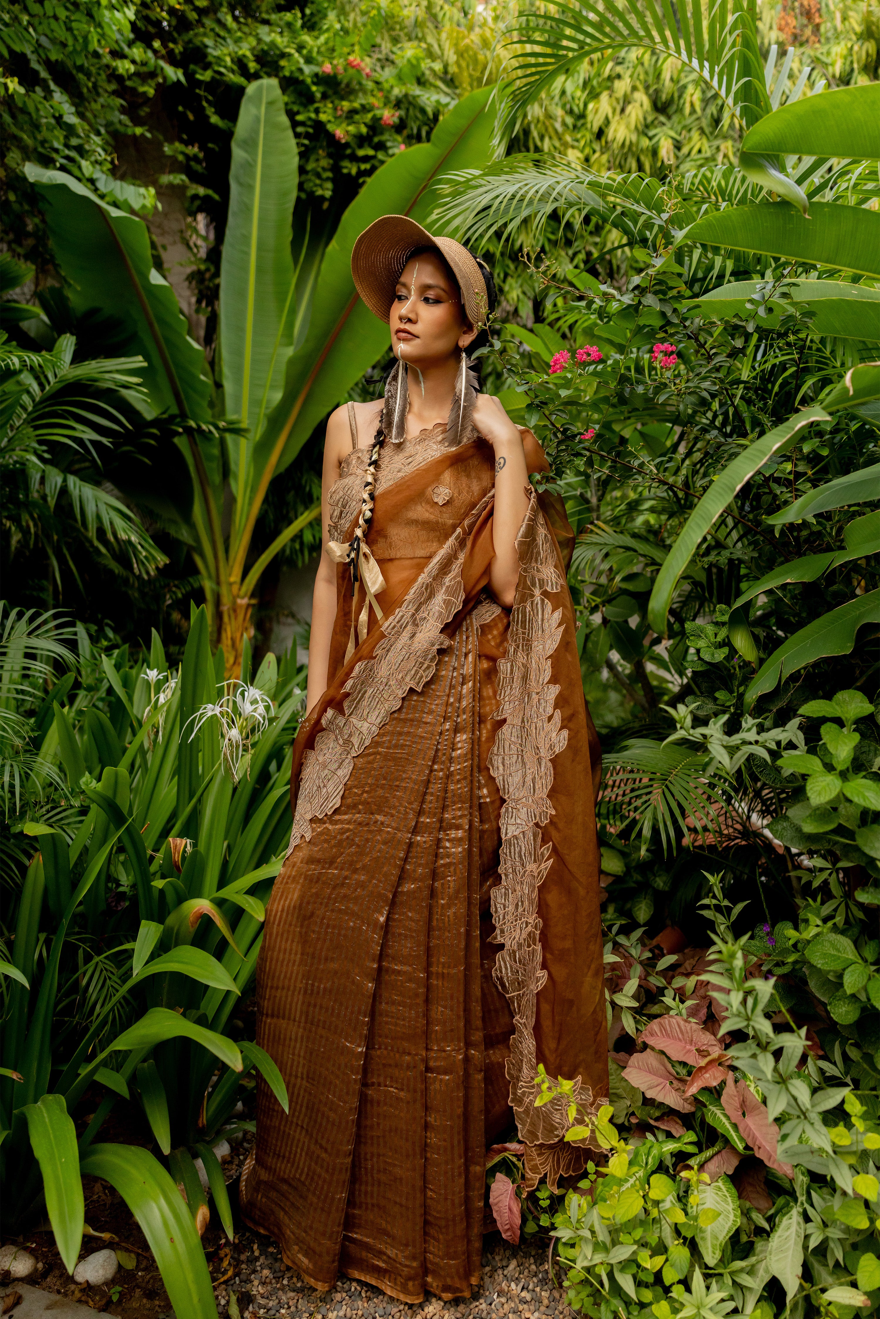 BROWN SAREE (helena)