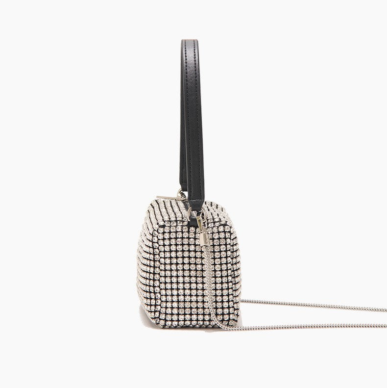 Fulgora - Ladies Box Bag with rhinestones
