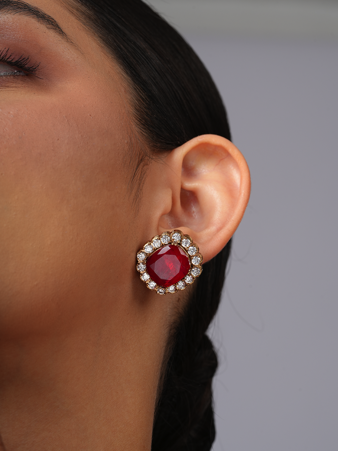 Ruby Tennis Necklace