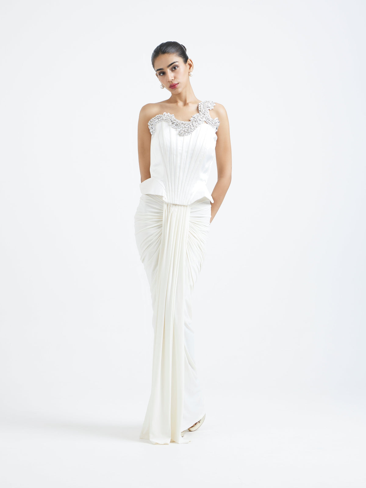 Reem + Detachable Embellished Overlay