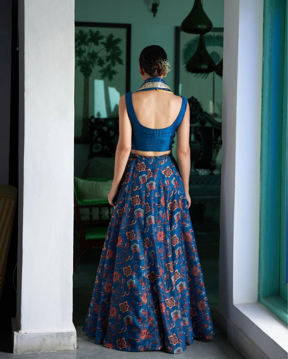 Noor Chanderi Lehenga Set
