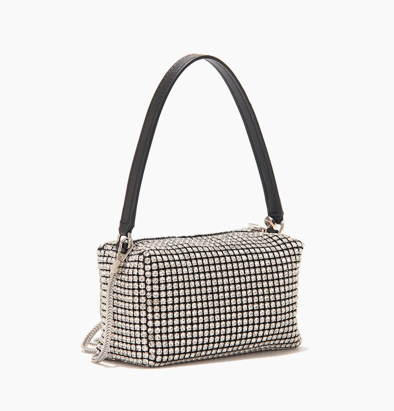 Fulgora - Ladies Box Bag with rhinestones