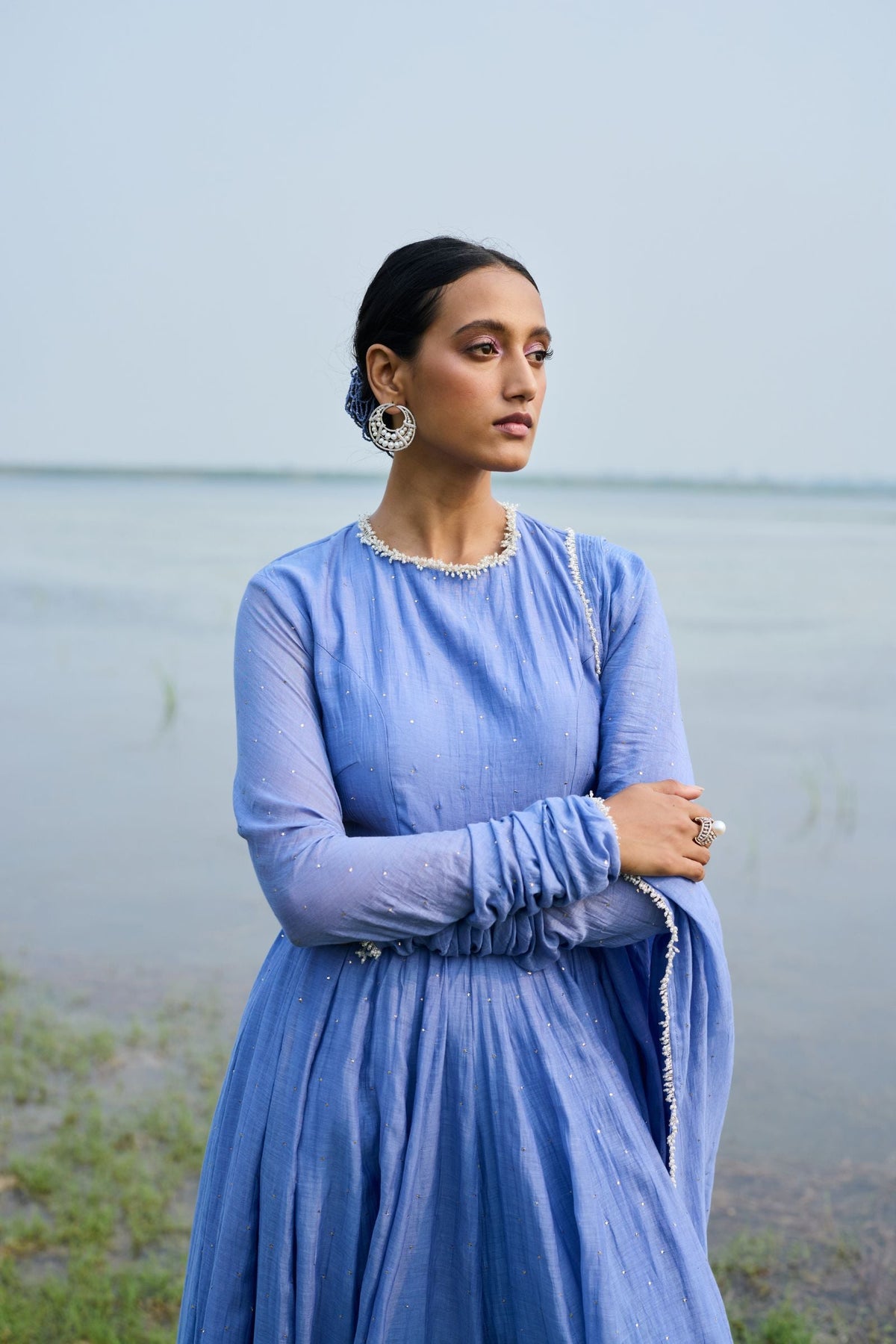 ANARKALI PAIRED WITH CHURIDAR AND DUPATTA