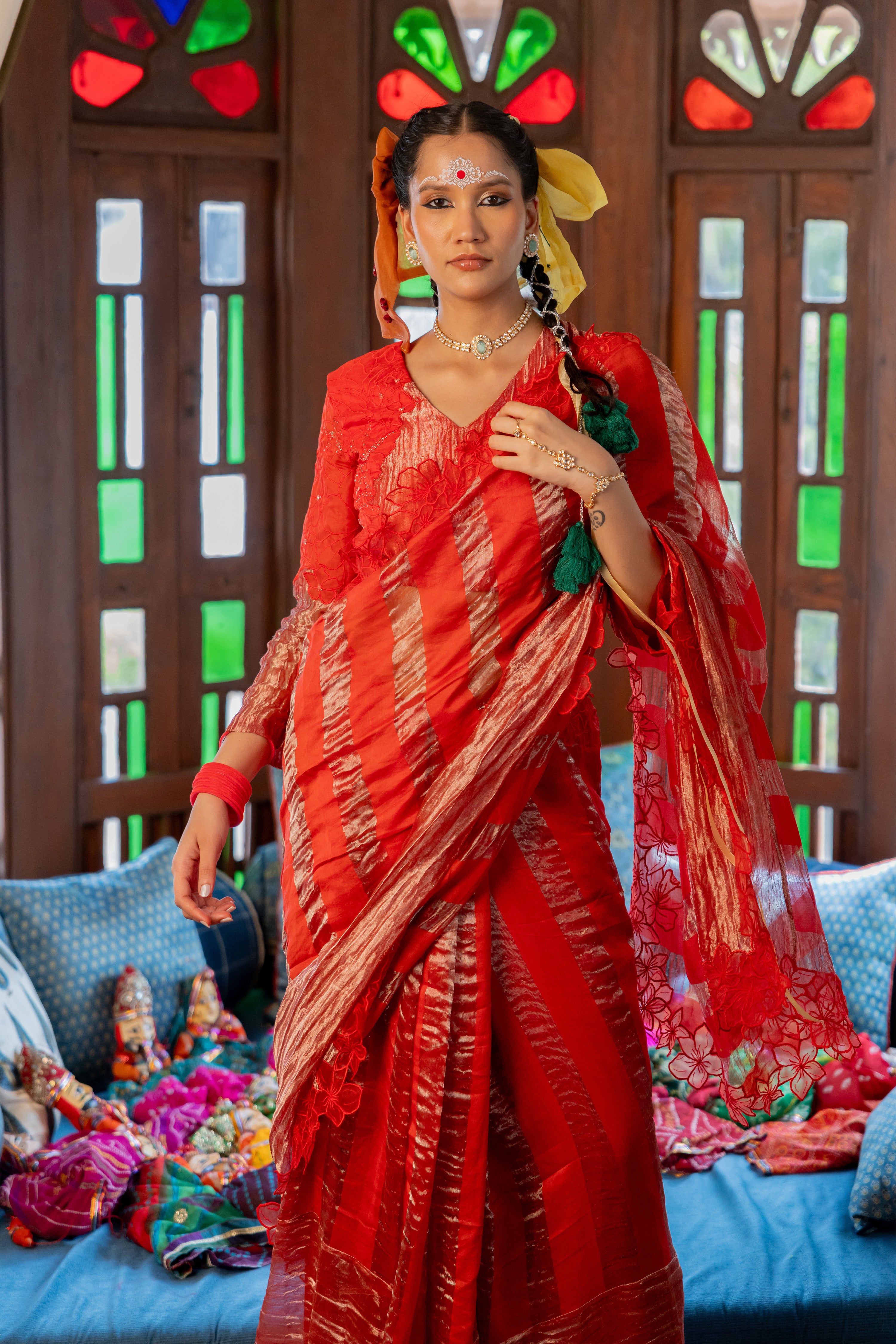 RED SAREE (Rohini)