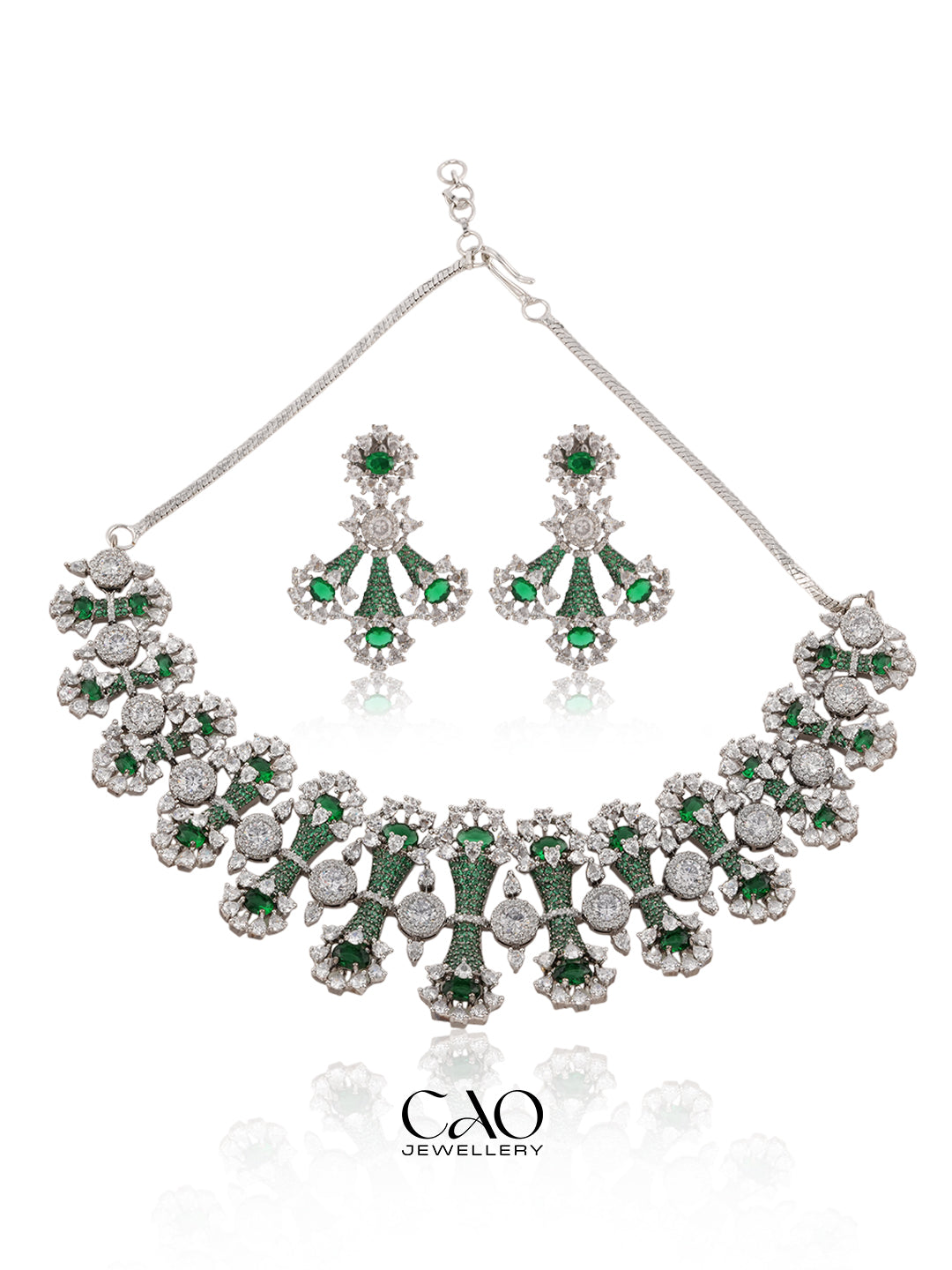 Emerald Cascade Necklace