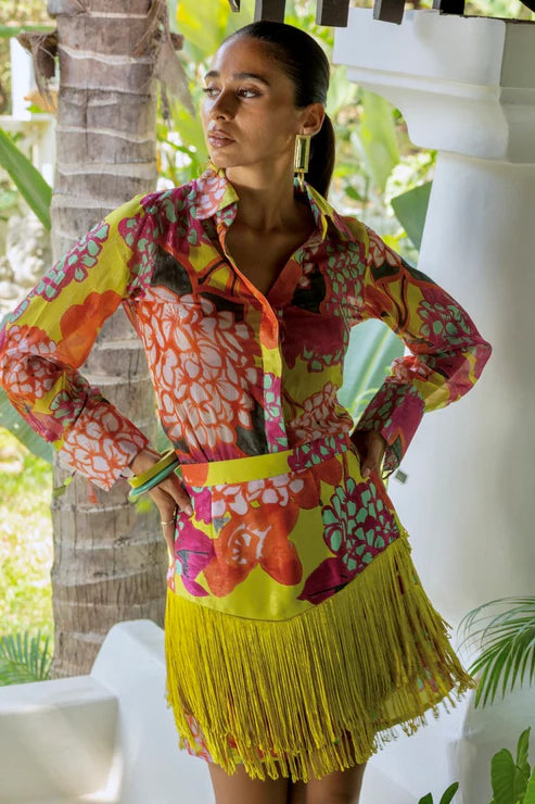 Valley of flowers short skirt