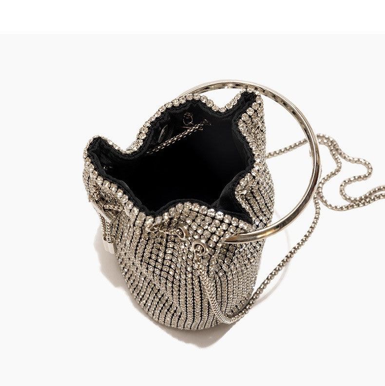 Fiama - ladies Bucket Bag with rhinestones