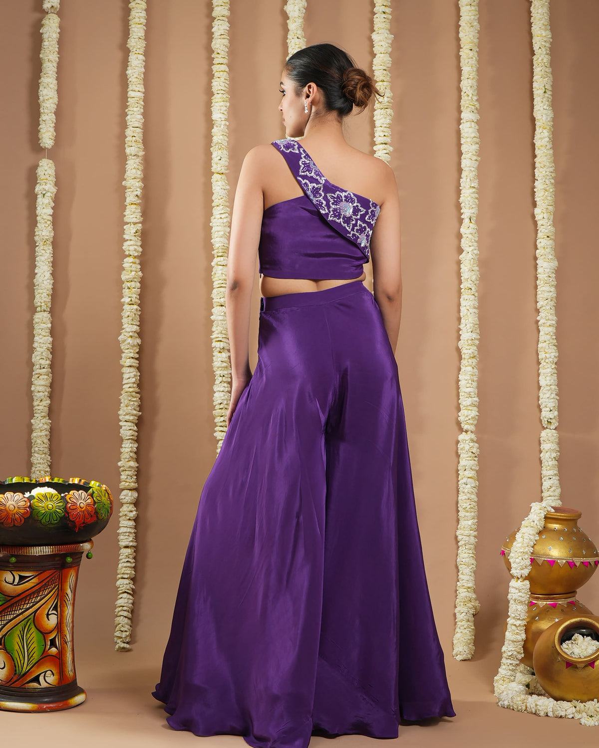 Dark Purple Indo Set (Set Of 2)
