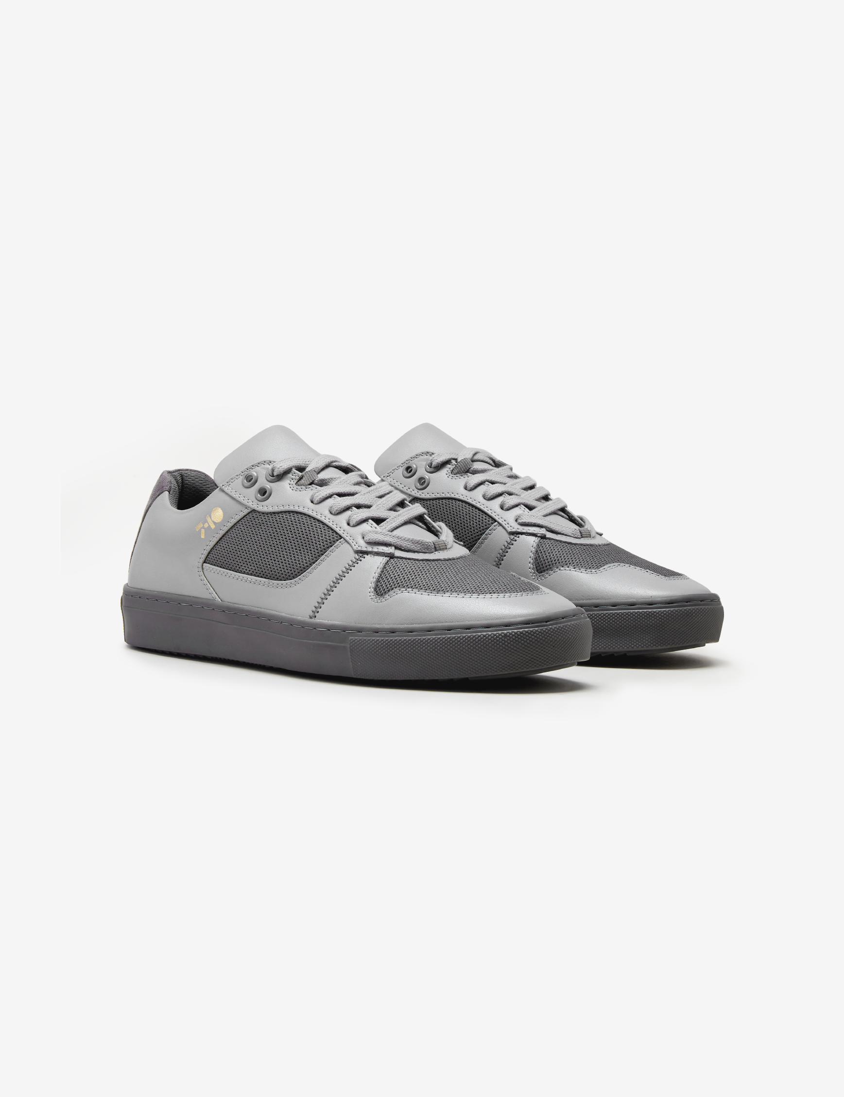 Grey Low-Top Sneakers Men