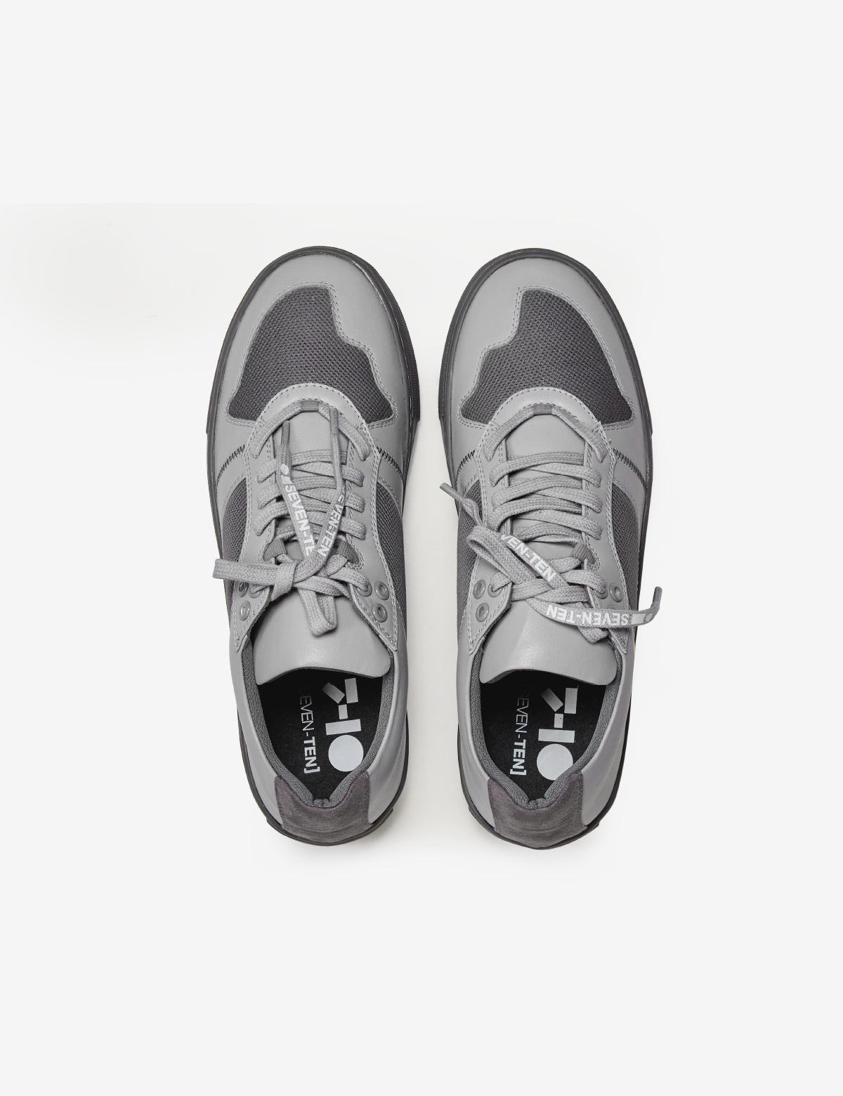 Grey Low-Top Sneakers Men